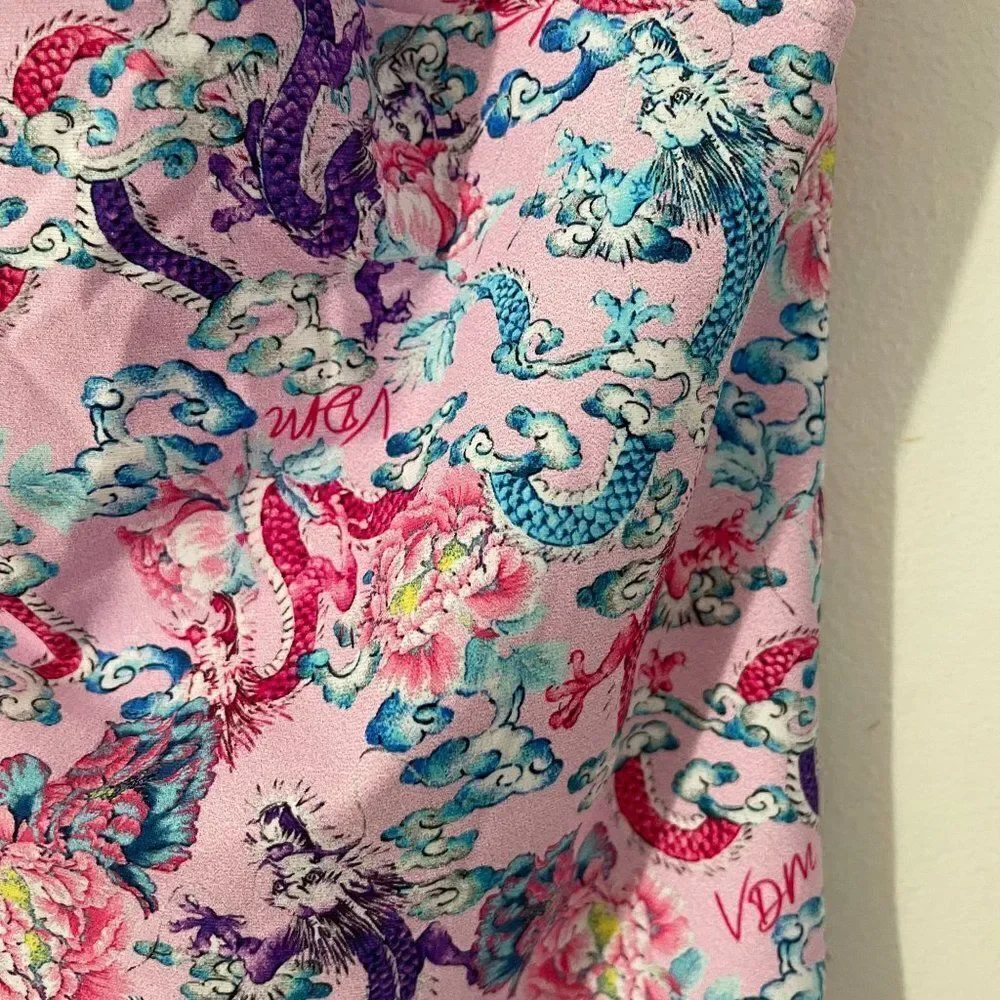 NWT Revolve x VDM Kylie Dragons Knot‎ Swim Cover Up Skirt Medium